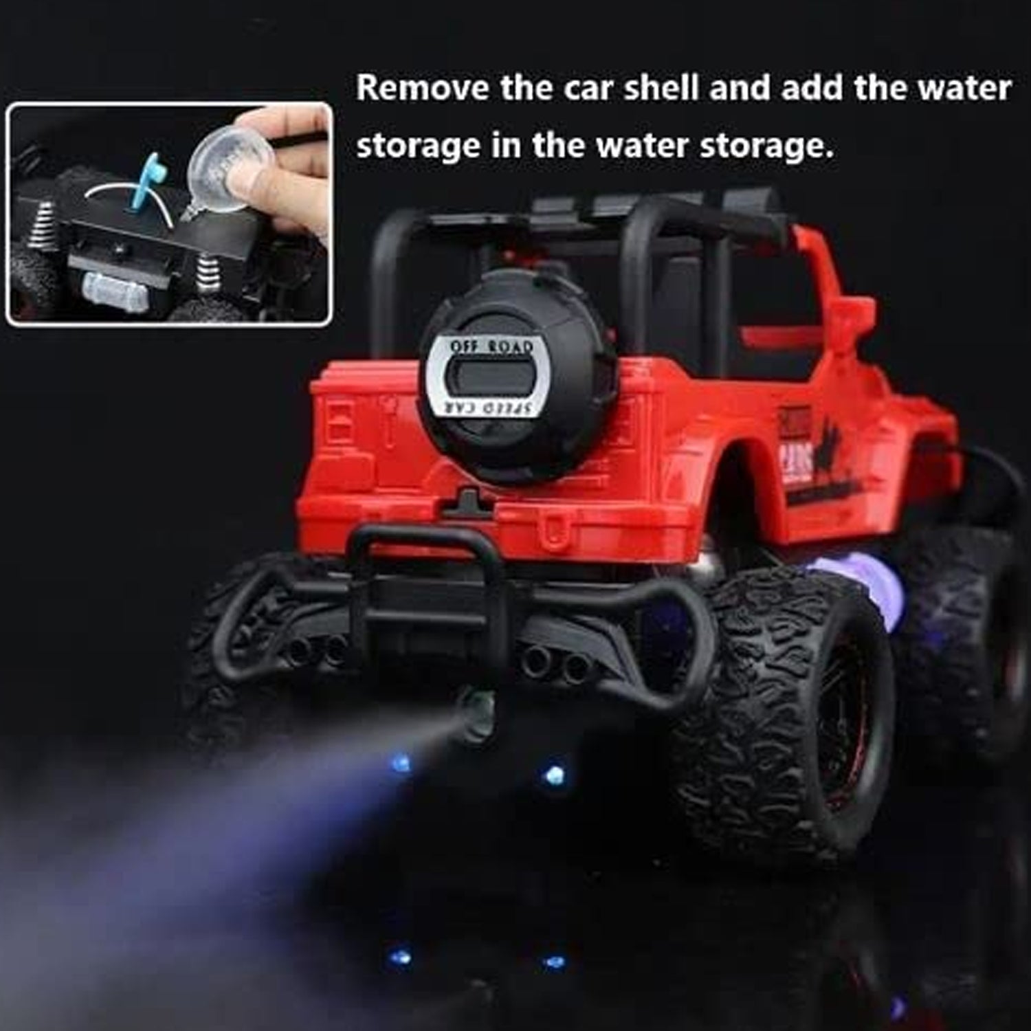 Mist Spray Race Car Toy Off Road Speed Car With Smoke (Water Sprayer Mist With Light) High Strength Climbing Power & Smoke Effect (Color May Vary), Kids Mist Spray Race Car Toy Off Road Speed Car With Smoke (Water Sprayer Mist With Light) High Strength Climbing Power & Smoke Effect (Color May Vary), Kids